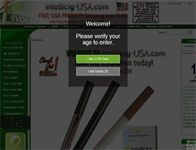 Tablet Screenshot of intellicig-usa.com